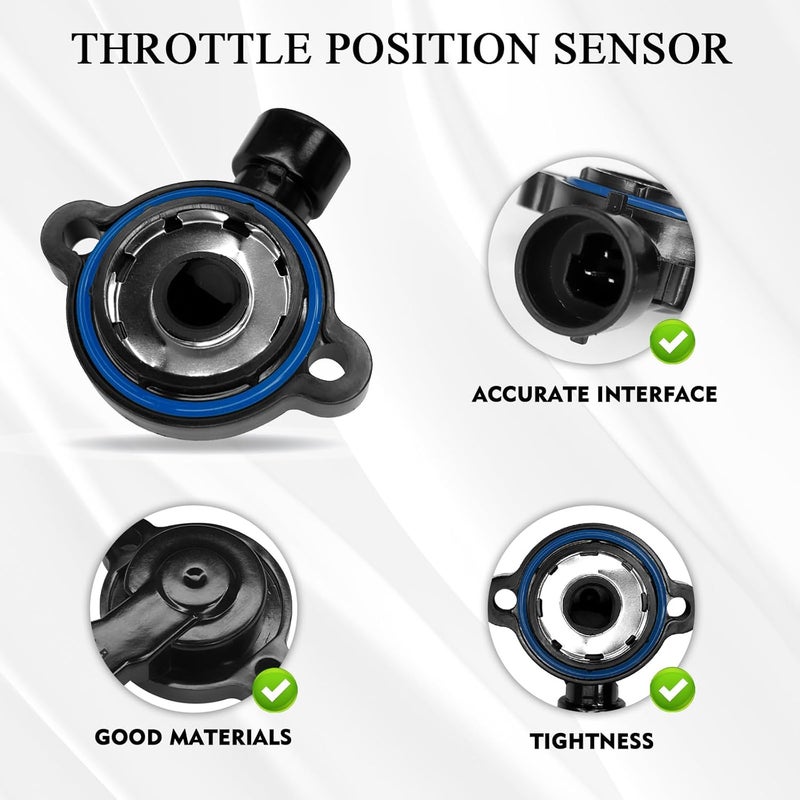Hirificing TPS Sensor Throttle Body Position Sensor Replaces OEM #17123855 17123852 213-4668 213-912 977-030, Compatible with Chevrolet GMC Buick Century Savana Silverado Sierra C1500 K2500 - Image 3